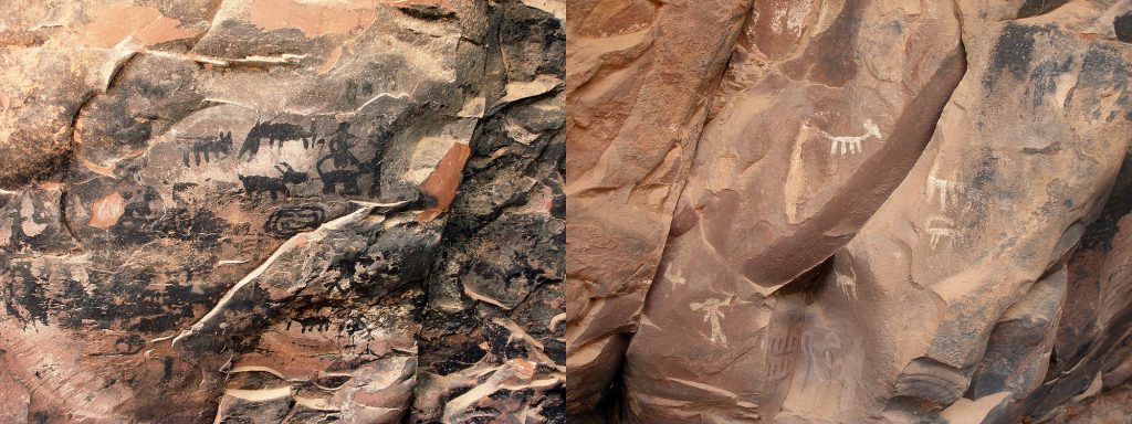 The Palatki Heritage Site features cliff dwellings in addition to the ancient rock art (pictured above). There are two trails at the site, one to the Sinagua cliff dwellings and a second to the rock art alcoves. Parking, as with other Cultural Sites, is only available with the use of a Red Rock Pass, supplied to our guests at no charge.